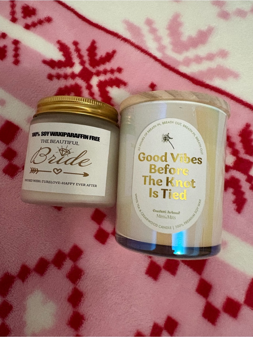 Bridal Themed Candles (2)